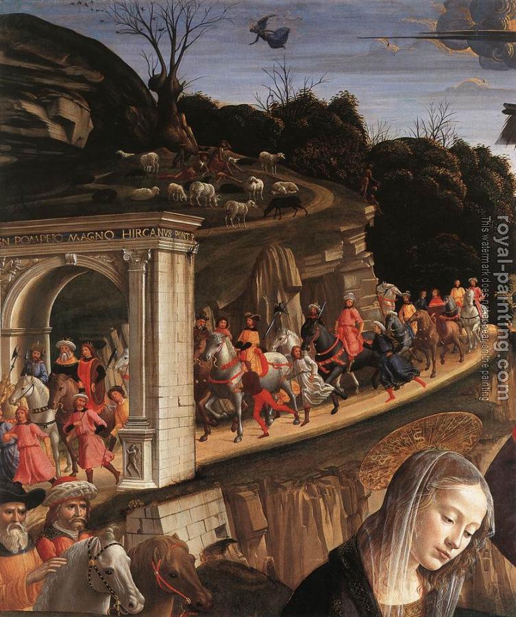 Domenico Ghirlandaio : Adoration of the Shepherds detail II